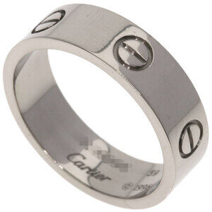 CARTIER 18k Silver Love Ring #59
